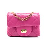 Bolsa Rosa Couro - Pink