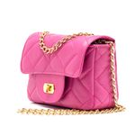 Bolsa Rosa Couro - Pink