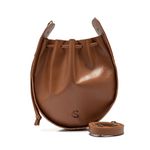 Bolsa Ametista Bucket Couro - Caramelo