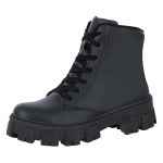 Coturno Feminino Cano Médio Crshoes preto fosco