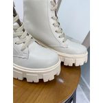 Coturno Feminino Cano Médio Crshoes off white 