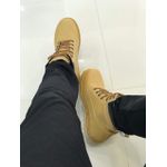 Coturno casual masculino CRshoes amarelo