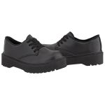 Oxford Feminino Salto Baixo Crshoes Fosco Preto 