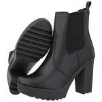 Coturno Feminino Tratorado Crshoes Pelice Preto Com Elástico 