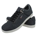 Sapatenis Masculino Casual CRshoes Couro preto