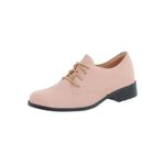 Oxford Feminino Salto Baixo CRshoes Rosa