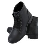 Coturno Feminino Preto Fosco CRshoes