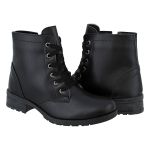 Coturno Feminino Preto Fosco CRshoes