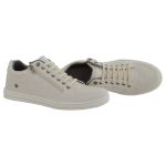 Sapatenis masculino casual CRshoes com ziper areia