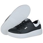 Tênis Casual Unissex Fly Crshoes Preto e Branco