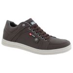 Sapatenis casual masculino CRshoes Café