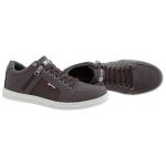 Sapatenis masculino casual CRshoes com ziper lateral Café