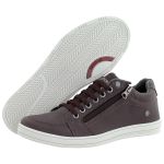 Sapatenis masculino casual CRshoes com ziper cafe