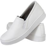 Tênis casual Elástico Feminino Branco Fosco