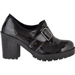 Oxford feminino tratorado CRshoes verniz preto