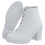 Coturno Feminino Tratorado CRshoes Branco