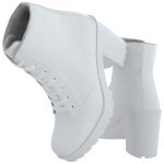 Coturno Feminino Tratorado CRshoes Branco