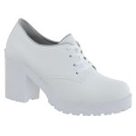 Oxford feminino tratorado CRshoes Branco Fosco