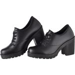 Oxford feminino tratorado CRshoes preto fosco