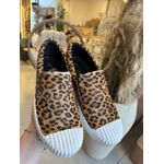 Tênis Kicks Slip On Couro Animal Print 1402 