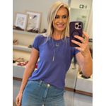 T-shirt Youbasic Bali Gola Redonda Azul 0310