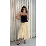 Saia Linho Essencial Bege 2708
