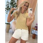T-shirt Youbasic Bali Gola Redonda Bege 1410 
