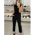 Calça Maria Valentina Alfaiataria Preto 0711