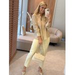 Camisa Lez a Lez Em Liocel Bege 1510