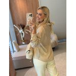 Camisa Lez a Lez Em Liocel Bege 1510