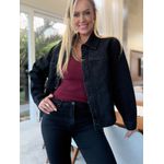 Jaqueta Lez a Lez Jeans Estonada Com Gola 2702