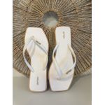 Chinelo Lez a Lez De Tiras Com Frente Quadrada Off 