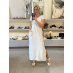 Vestido Youbasic Longo Cinza Claro 1609