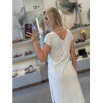 Vestido Youbasic Longo Cinza Claro 1609