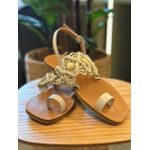 Rasteira CS Shoes Cris Off White 