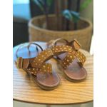Rasteira CS Shoes Léia Caramelo 0910 