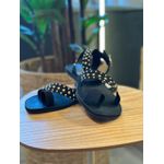 Rasteira CS Shoes Léia Preto 0910 