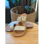 Rasteira CS Shoes Lili Off White 0910 