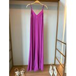 Macacão MS Com Detalhe Em Cetim No Decote V Fucsia 1411 