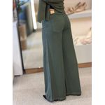 Calça Monnari Wide Leg Verde Bambu 2601