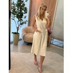 Vestido Linho Essencial Midi Natural 2410