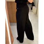  Calça Linho Essencial Com Elástico Na Cintura Preto 2309