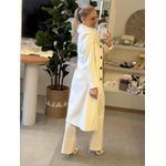 Casaco Vanews Ponto Roma Alongado Com Pele Off Mescla 2302