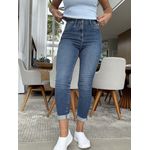 Calça Jeans Skinny Contour Com Bolsos E Elastano 