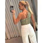Blusa Ajustada Um Ombro Só Verde 1605
