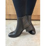 Bota De Couro CS Shoes Detalhe Cruzado Preto