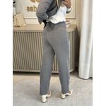 Calça Iódice Wide Alta Cinza