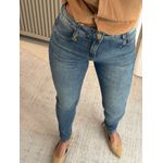 Calça Morena Rosa Skinny Média Azul