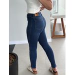 Calça Jeans Jegging Com Nervuras E Cintura Alta