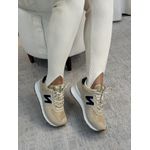 Tênis New Balance 574v2 bege e preto